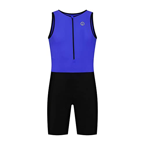 Rogelli Triathlon - Mono de triatlón, Color Azul, Primavera/Verano, Infantil, Color Negro - Negro y...
