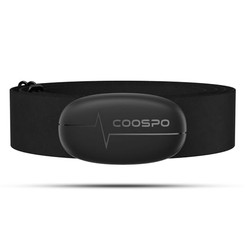 COOSPO H6 Banda de Frecuencia Cardiaca Bluetooth 4.0 Ant+ Monitor Sensor de Frecuencia Cardíaca...