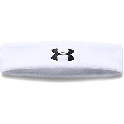 Under Armour UA Performance Headband Diadema Deportiva, Diadema para Hombre Hombre Blanco (White)...