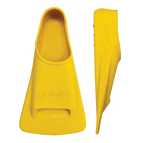 FINIS Adult Zoomers - Aletas de natación, tamaño 40-42, color amarillo