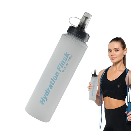 Botella de agua para gimnasio,Botella de agua al aire libre - Botella deportiva plegable,Botella de...