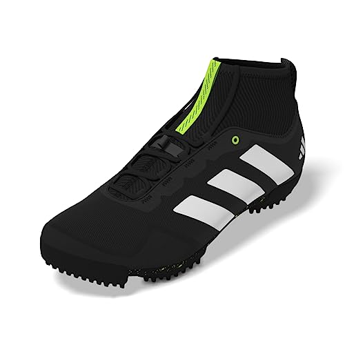 adidas The Gravel Shoe 2.0, Shoes-Low Unisex Adulto, Core Black/FTWR White/Lucid Lemon, 35 EU