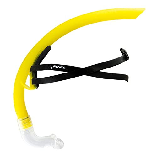 FINIS Stability Snorkel : Speed Yellow Tubo Frontal de Natación, Unisex Adulto, Amarillo, Talla...