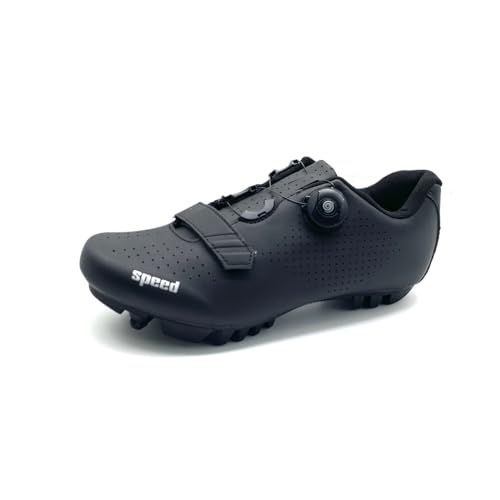 Hixingo Zapatilla de Ciclismo Hombre, Zapatos Bicicleta de Montaña Exterior MTB Compatibles con SPD...