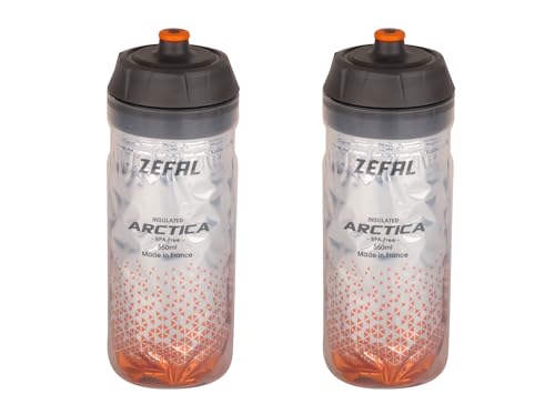 ZEFAL Pack Arctica 55 - Lote de 2 bidones para bicicleta 550ml - Bidon Ciclismo Isotermico - Inodoro...