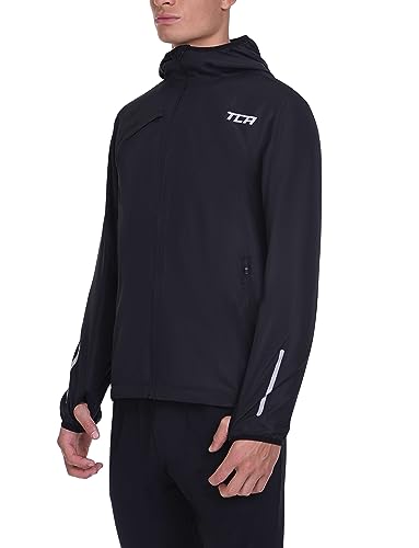 TCA Chaqueta Softshell de Running para Hombres, Reflectante, Transpirable y Plegable, con Bolsillos...