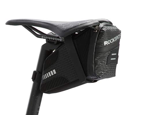 ROCKBROS Bolsa para Sillín de Bicicleta, Alforja bajo Asiento Portaherramientas para MTB Bicicleta...