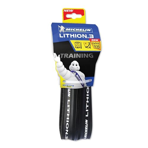 Michelin Lithion 3 Cubierta para Bicicleta, Deportes y Aire Libre, Negro, 700x25