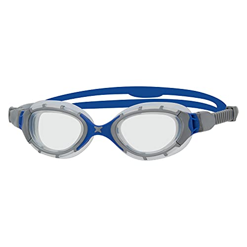 Zoggs Predator Flex-Regular Fit Gafas de natación, Adultos Unisex, Blue/Clear