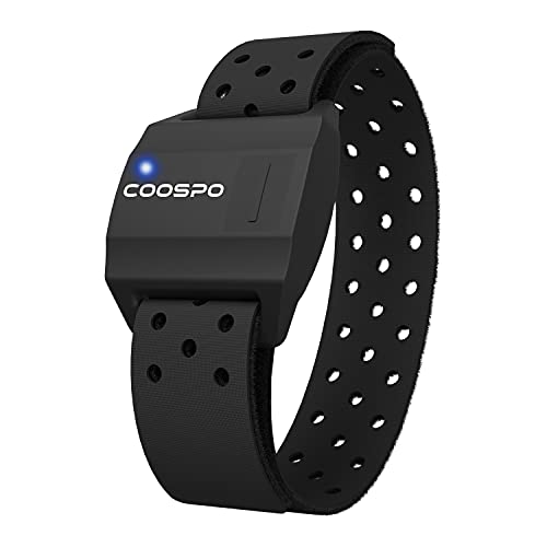 COOSPO HW706 Pulsómetros Banda Frecuencia Cardiaca Brazo Bluetooth Ant+, Impermeable IP67 para...