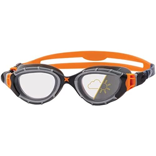 Zoggs Predator Flex - Gafas de natación para adultos, con protección UV, correas cómodas de...