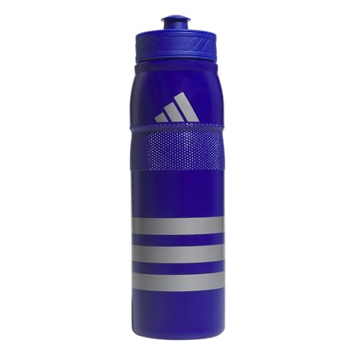 adidas Botella de agua deportiva de plástico recargable para estadio de 751 ml, atrevida, talla...