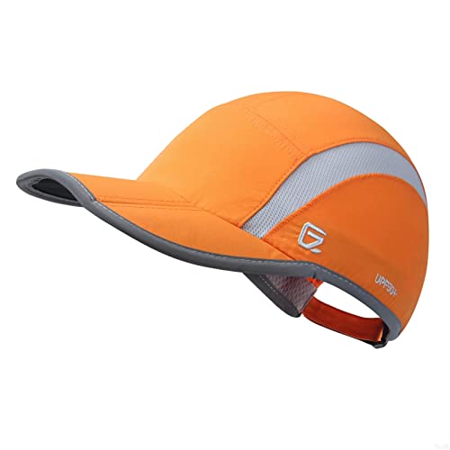 GADIEMKENSD Reflective Foldable Running Cap Quick Drying Outdoor Sports Hat UPF50+ Inhibit UV Mesh...