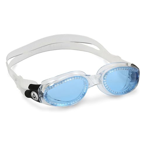 Aquasphere Kaiman Gafas de natación para adultos con protección UV, junta de silicona, visión de...