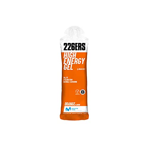 226ERS - High Energy Gel, Gel Energético para Deportistas, BCAA, Ciclodextrina, Hidratos de Carbono...