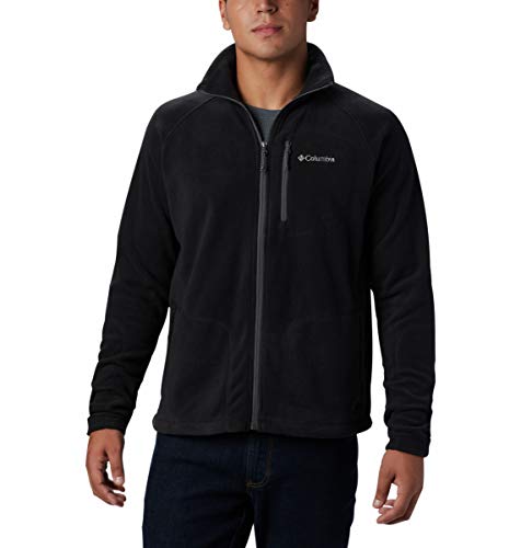 Columbia Fast Trek II Full Zip Fleece - Forro Polar para Hombre, Color Negro, Talla M