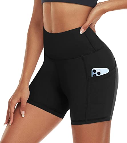 Pantalones Cortos Deportivos para Mujer, Pantalon Corto Ciclismo Gym Running Yoga Gym Fitness para...