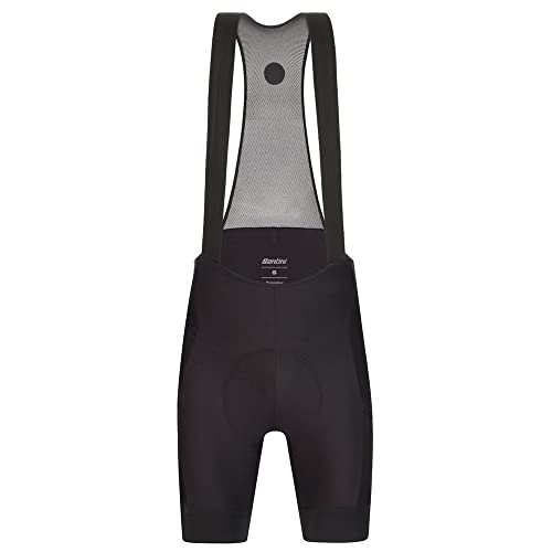 Santini Gravel-Bib Shorts Culotte, Hombre, NE (Negro), m