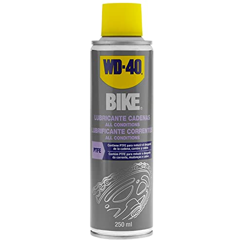 WD-40 Bike- Lubricante de Cadenas de Bicicleta para Todo Tipo de Condiciones y Ambientes- Spray...