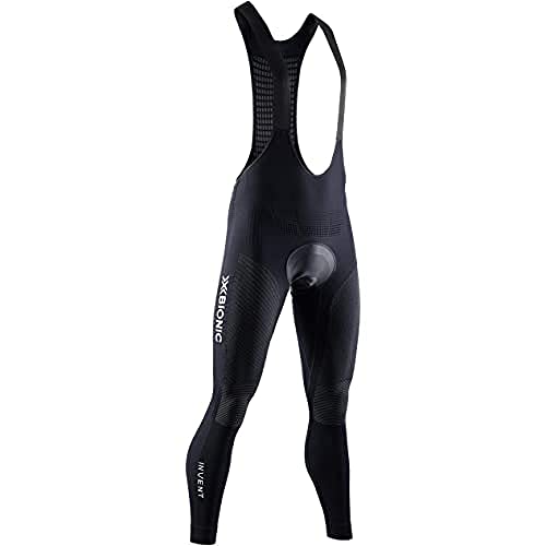 X-Bionic Culotte Largo con Tirantes Invent 4.0 Bike Race Hombre Negro, M