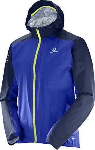 Salomon Bonatti Chaqueta, Hombre, Azul (Surf The Web/Dress Azul), S