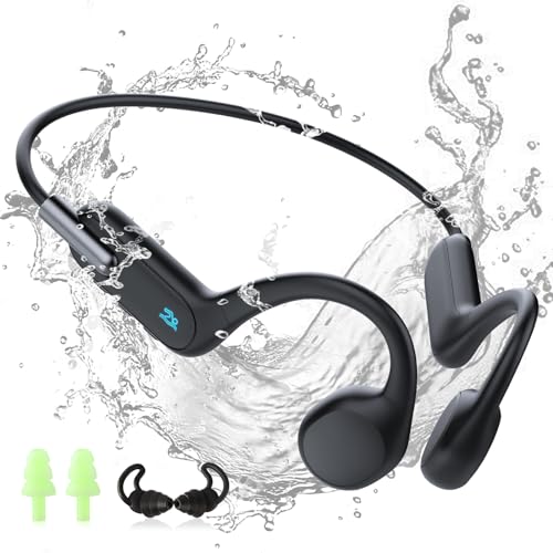 HIFI WALKER Auriculares Conduccion Osea, MP3 Acuaticos para Natacion IPX8, Cascos Bluetooth 5.3,...