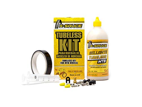 X-Sauce Kit Conversión Tubeless MTB Válvula Fina