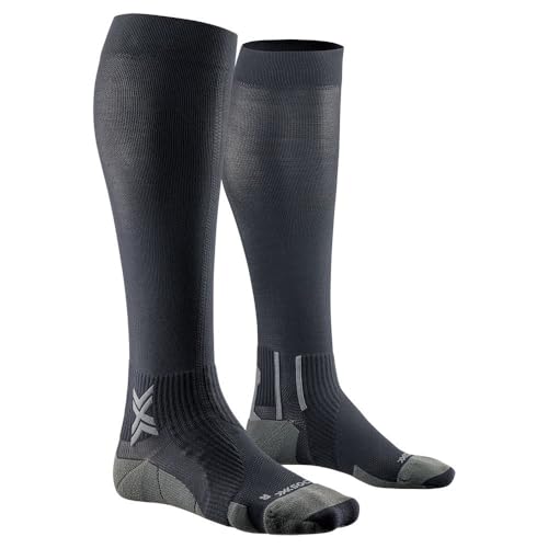 X-Socks Run Perform Otc, Calcetines, Unisex adulto, Black/Charcoal, 39-41