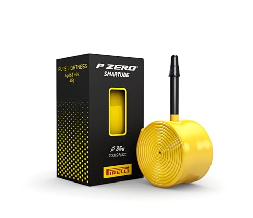 Pirelli Smartube 23/32-622 Presta 60mm, Cámaras DE Bici Unisex Adulto, Amarillo, ESTANDAR