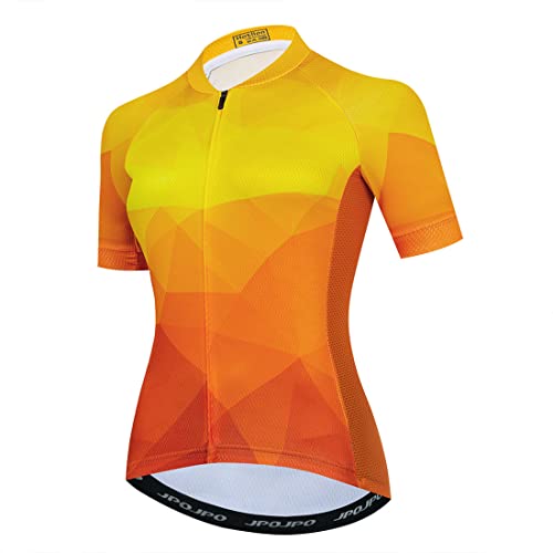 Camiseta de ciclismo para mujer, manga corta, camiseta de ciclismo de montaña para mujer, ropa de...