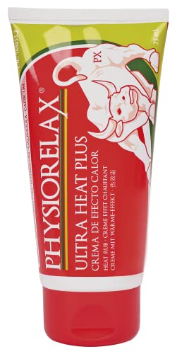 Physiorelax - Ultra Heat Plus, Crema Apta para Masaje, Efecto Calor, Para Esfuerzos Cotidianos y...