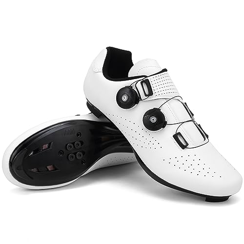 Hixingo Zapatilla de Ciclismo Hombre Zapatos Bicicleta de Carretera Montaña Exterior MTB...