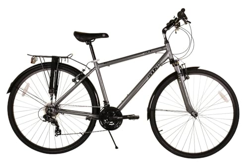 Bounty Country Hybrid Bike - Cuadro de aleación ligera, 18 velocidades Shimano, horquillas de...