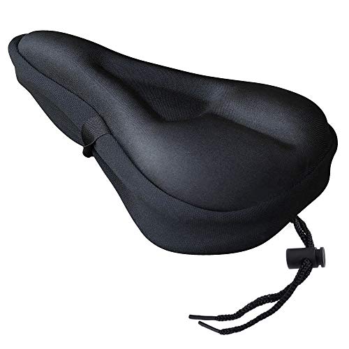 Zacro Sillín Cubre Bicicleta - Asiento de Gel, Cojín Suave con Funda Anti-Polvo e Impermeable para...