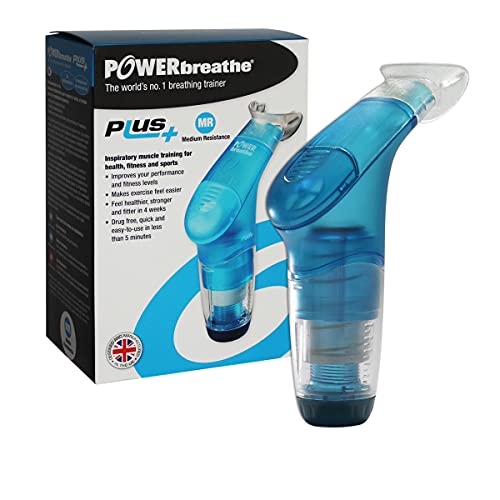 POWERbreathe Plus Entrenador de músculos inspirador de mano