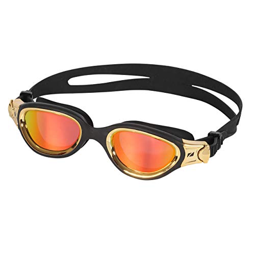 ZONE3 Gafas de natación Venator-x, Color Negro Oro, Talla única