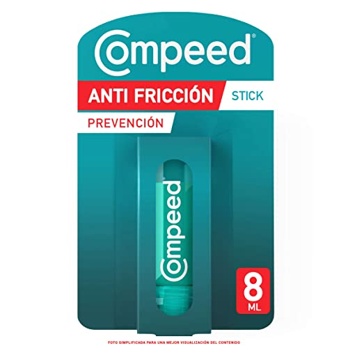 COMPEED Stick Anti-fricción, Tratamiento de Pies Fricción y Ampollas, Barra 8 ml