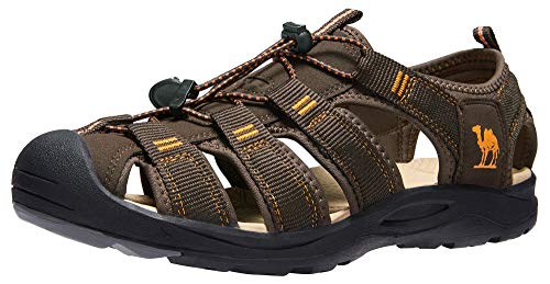 CAMEL CROWN Sandalias Hombre Senderismo Respirable Impermeable Sandalias Deportivas Trekking para...