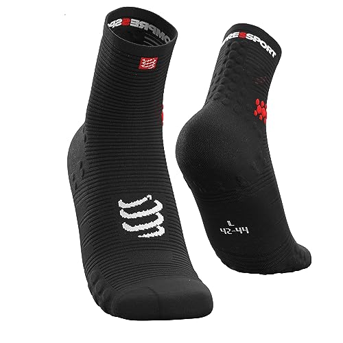 Compressport SH3T3SB Calcetines, Hombre, Negro, 3XL