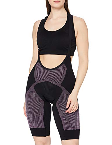 X-Bionic The Trick EVO Culotte Largo, Mujer, Negro/Rosa, S