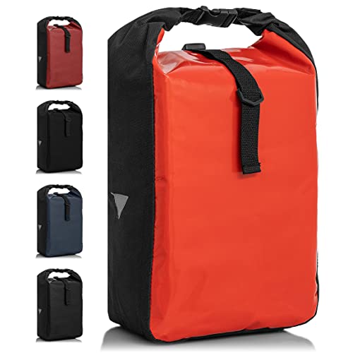 Büchel Fahrradtasche aus Tarpaulin Alforjas para portaequipajes, Unisex, Rojo, Talla única