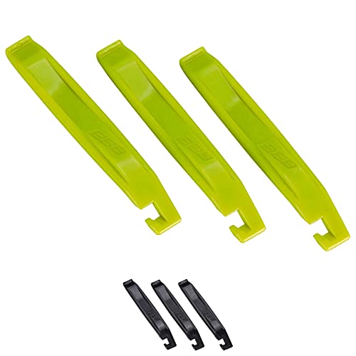 BBB BTL-81 Juego de 3 palancas para neumáticos de Bicicleta, Unisex-Adult, Neon Yellow