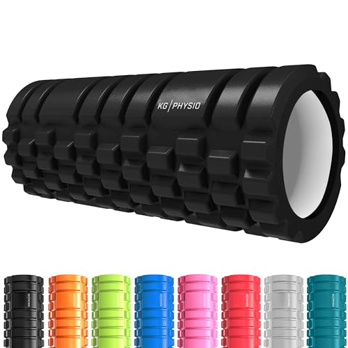 KG Physio Foam Roller - Rodillo Masaje Muscular para Piernas, Espalda y Brazos - Rulo Masaje...