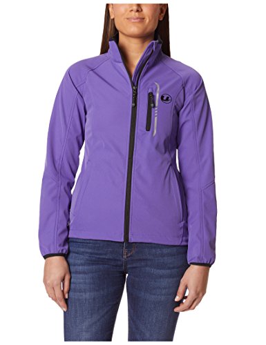 Ultrasport MIA Softshell Chaqueta, Mujer, Morado/Negro, M