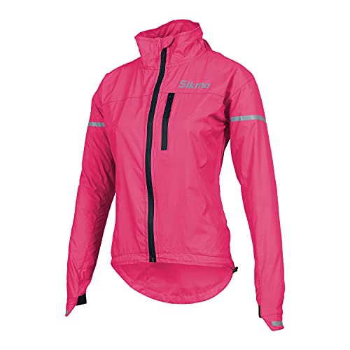 SIKMA Chaqueta de ciclismo para mujer y niña, impermeable, resistente al agua, para correr, casual,...