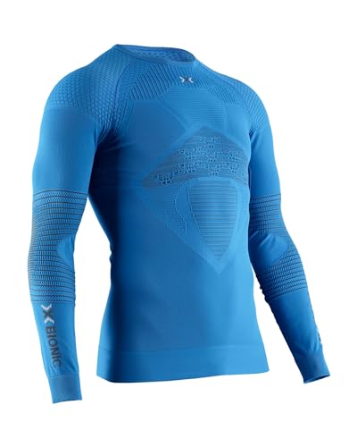 X-Bionic Energizer 4.0 Shirt Lg Sl Men, Camiseta, Hombre, Teal Blue/Anthracite, S