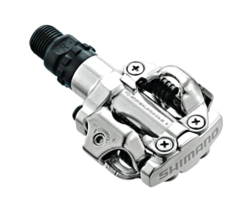 SHIMANO Pdm520s, Pedales Unisex Adulto, Plata, Silver