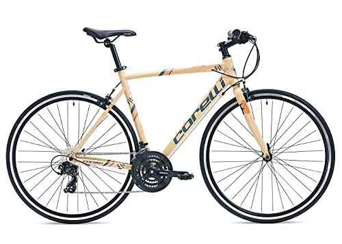 Corelli Bicycle Bicicleta de 28 Pulgadas-Fit Bike, Marco de Aluminio, Horquilla rígida, Unisex...