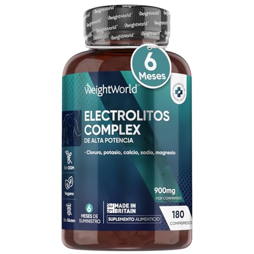 Electrolitos Keto Sin Azúcar 900mg de Potencia 180 Comprimidos Veganos - Magnesio, Potasio, Sodio,...