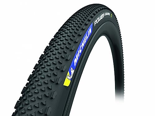 Michelin Pneu 700x33 Power Gravel Tubeless Souple Neumático de Bicicleta, Unisex Adulto, Negro,...